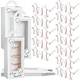 Copkim 12 Sets Sport Star Glasses with Gift Boxes Basketball Softball Baseball Gifts for Team Sport Party Favor Player Coach