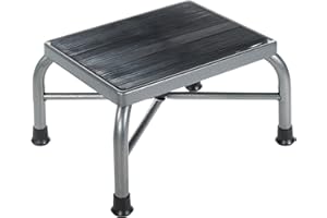 Drive Medical 13037-1SV Bariatric Heavy Duty Step Stool, Silver Vein