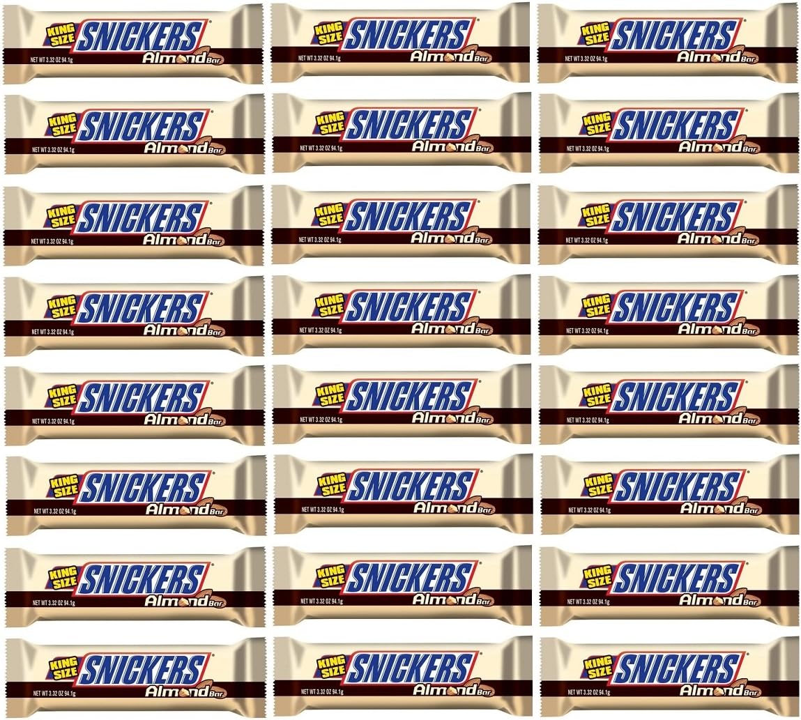 SCS Snickers Almond King Size - 24/3.23oz