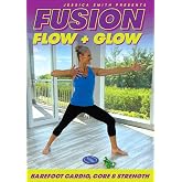 Fusion Flow and Glow DVD: Barre, Pilates, Yoga, Toning, Abs Gliding Discs Workouts with Jessica Smith