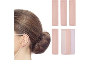 JFHNMLW 4Pack Nasal Cannula Ear Cushions, Satin Comfortable Ear Protectors for Oxygen Tubing Oxygen Cannula Ear Cushions for Oxygen Users Reduce Ear Pain and Cheek Red Marks and Discomfort Oxygen Accessories