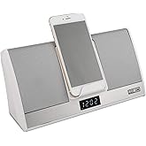 Altec Lansing Octave Wireless Bluetooth Speaker with Smartphone Dock IMQ610 | QI Wireless Charger, Bluetooth Stereo Speakers,