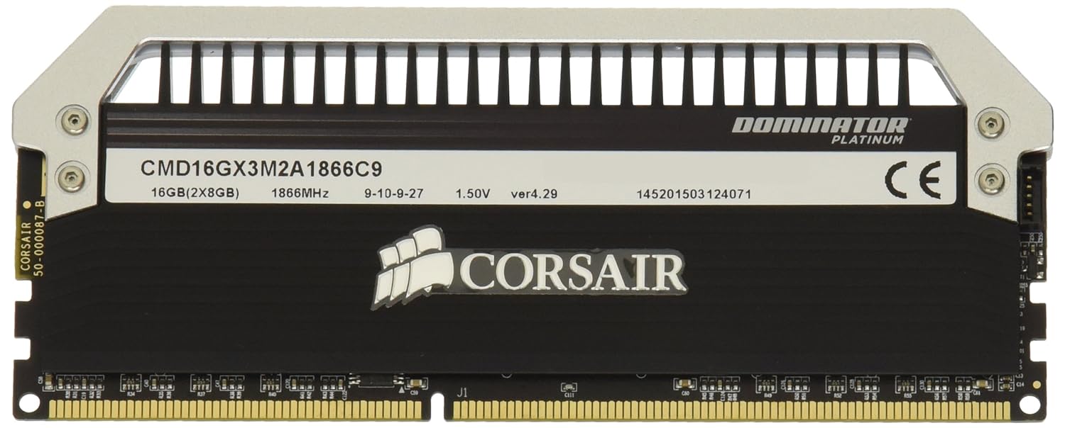 Corsair Dominator Platinum 16GB (2x8GB)DDR3 1866 MHZ (PC3 15000) Desktop Memory