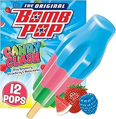 Bomb Pop Candy Clash Ice Pops, 12pk