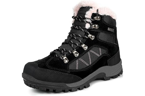 @ R CORD Hiking Boots Women Waterproof Ankle Support Womens Hiking Boots Hiking Shoes Backpacking Boots Lightweight Breathabl