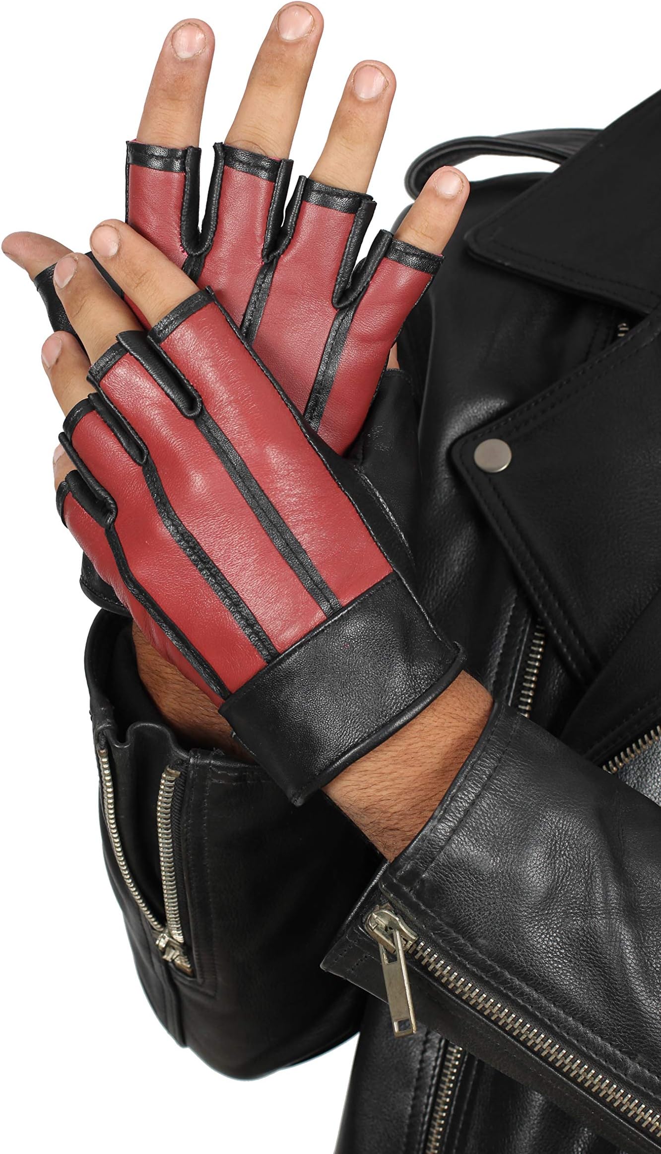 Spider-Man: Homecoming 2017 Costume Gloves - Spiderman Gloves Real Leather (XL)