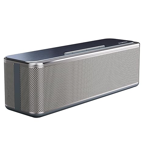 AUKEY Bluetooth Lautsprecher 16W Dual-Treiber un Duale Bass-Radiatoren verstärkter Bass mit 12-Stunden Spielzeit, 4000mAh-Akk