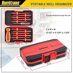 HURRICANE 1000V Insulated Electrician Screwdriver