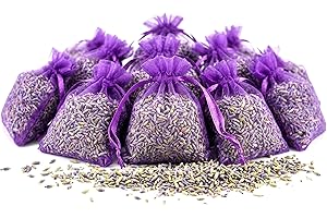 OLILLY - 12 Sachets of Lavender from French Provence - Harvest 2025 (Mauve, 12 Sachets)