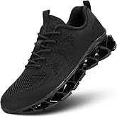 Mens Walking Shoes Blade Non Slip Fashion Sneakers Breathable Mesh Soft Sole Casual Athletic Running Sport Shoes