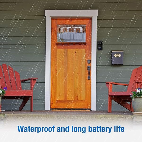 Trklingel Wireless WLAN WLAN Video Trklingel Smart trklingel inklusive Indoor Bell 2 stcke Batterie 32 GB TF Karte Fernbedienung Nachtsicht Zwei Wege Audio wasserdicht fr Home School Office