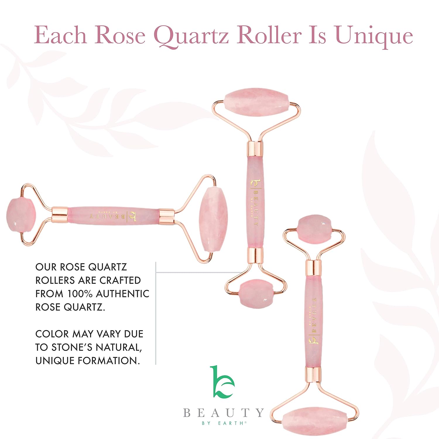 Rose Quartz Facial Roller - Best Face Roller and Skincare Tool for Facial Massage, Quality Pink Stone Face Roller Great for Skin on Face and Neck in Magnetic Gift Box: Beauty