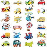 LVIITIS Diamond Painting Cartoon Sticker Kits for Kids(24ct)-Mosaic Making Waterproof Sticker for Girls and Boys - Diamond Ar