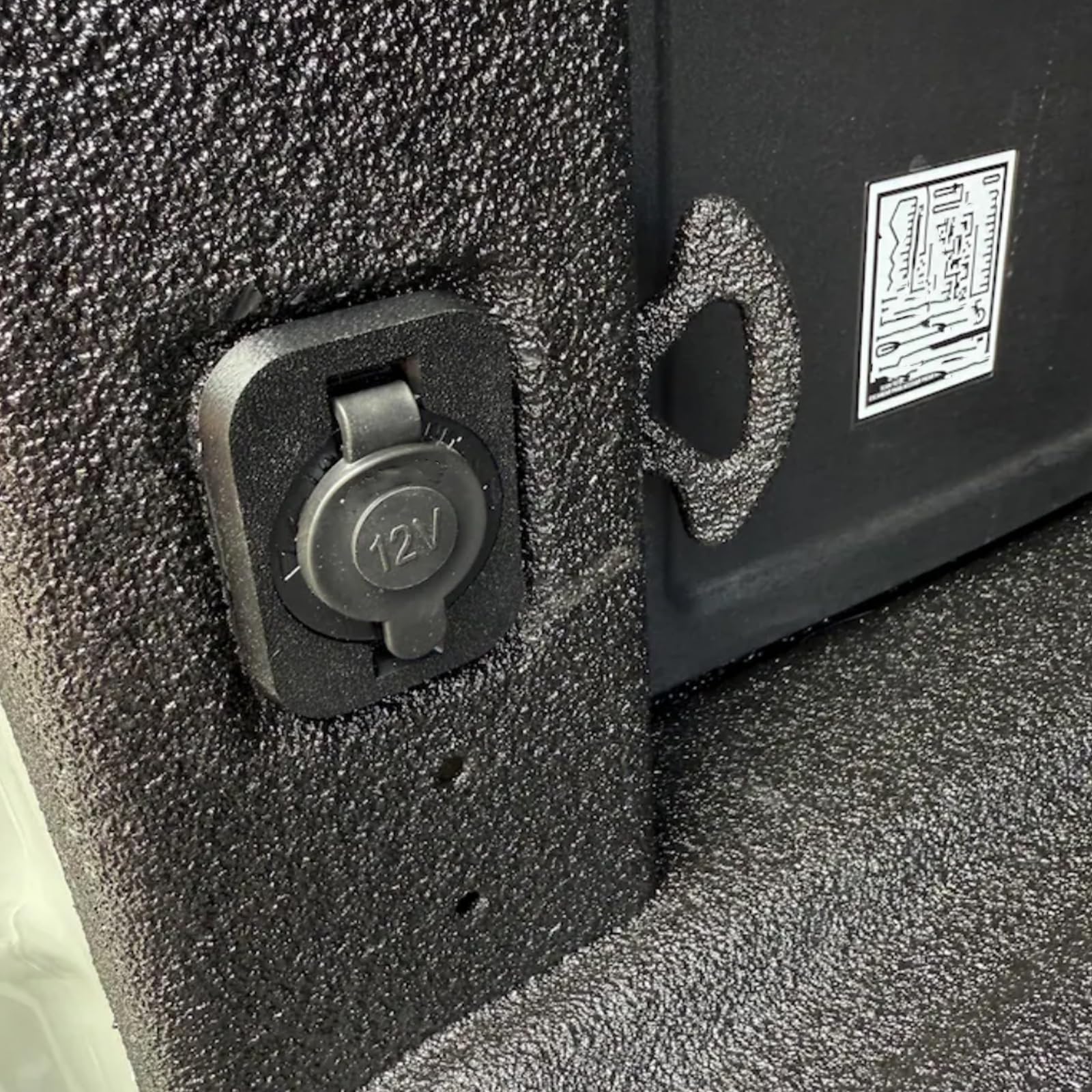 Photo 1 of 12V Cigarette Socket Kit for Ford Maverick Flexbed (2022+), 12V USB Charger Kit for Ford Maverick Flexbed E-DIY Adapter Replacement with Wires (Cigarette Socket)