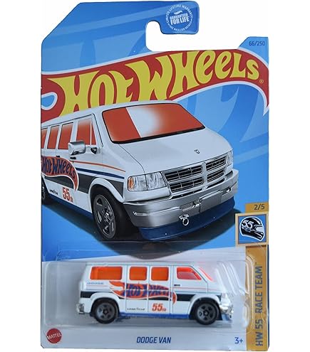 Hot Wheels Pearl & Chrome Custom '77 Dodge Van 1:64 fundido a presión