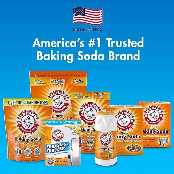 ARM & HAMMER – 1155 FRIDGE-N-FREEZER BAKING SODA, 14 OZ, MULTI