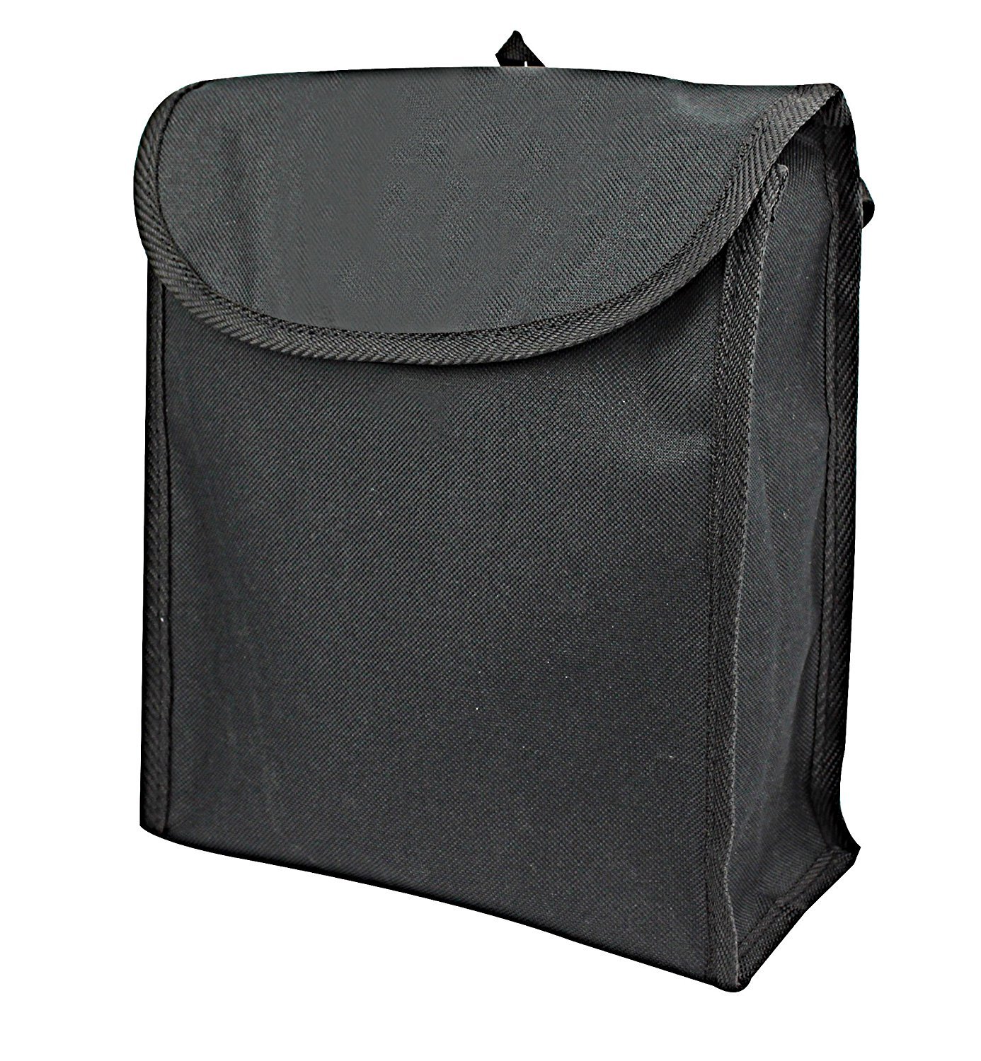 Simply SLB01 Waterproof Car/Garbage Bin Bag H19cm x W15.5cm convenient hanging strap included PEVA Waterproof inner lining wipe clean, Black