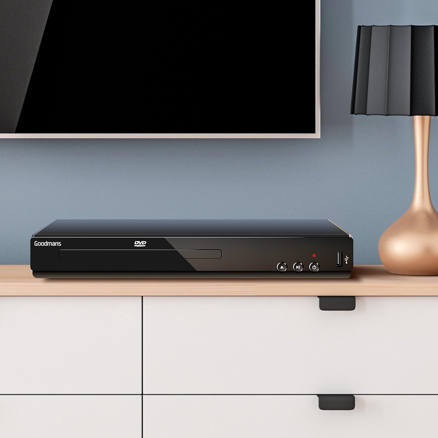 Goodmans GDVD02HDMI Compact HDMI /USB DVD player BigaMart