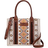 Montana West Wrangler Purse Western Aztec Tote Bag for Women with Guitar Strap | Western, Boho, Aztec, Western, Boho, Aztec