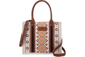 MONTANA WEST Wrangler Purse Aztec Tote Bag for Women Western Top-handle Hobo Handbags