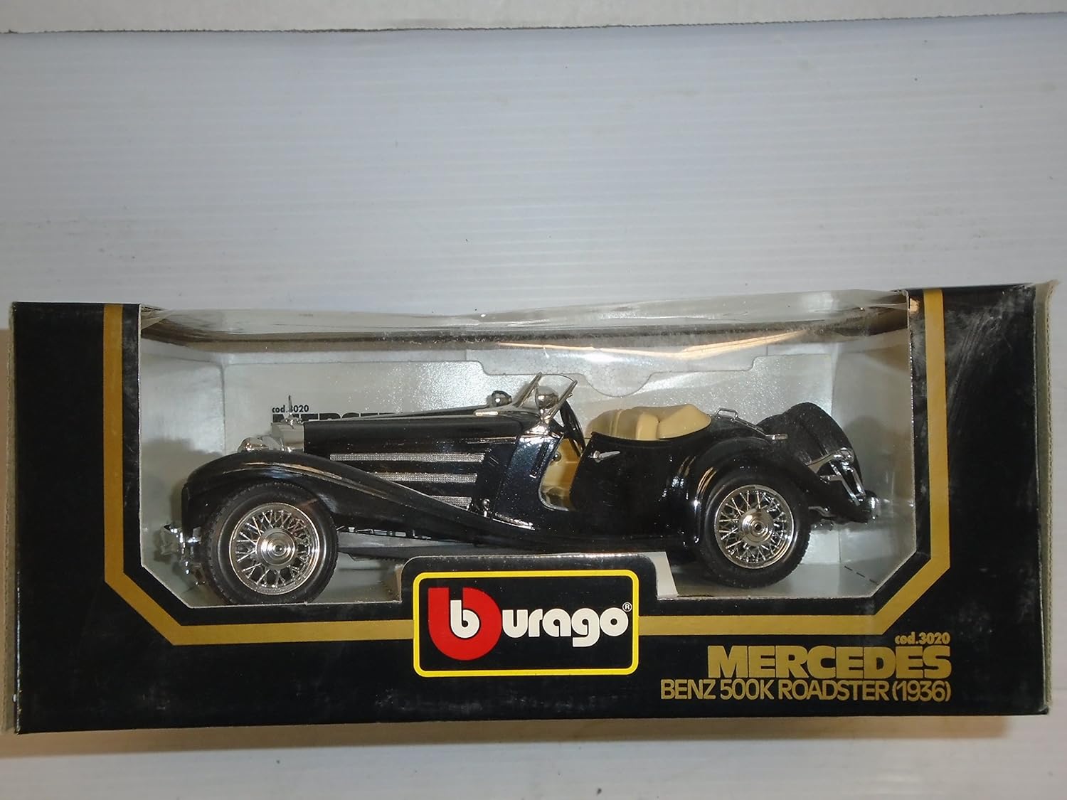 burago mercedes benz 500k roadster 1936
