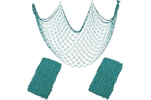 YuanDe 2 Pack Fish Net Decorations for Party