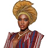 African gele head wrap for women Nigerian Headwear,auto gele Nigerian Headwear,turbans for women weddings parties event