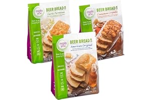 MOLLY&YOU Molly & You Favorites Beer Bread Mix Variety Pack (Pack of 3) - A Quick & Easy, Gourmet, Bread Mix, Artisan Bread Kit - No Bread Machine Needed - Just Add Beer or Soda
