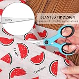 Asdirne Fabric Scissors Set 4pc Sharp Stainless Steel Blue Black Handles view 5