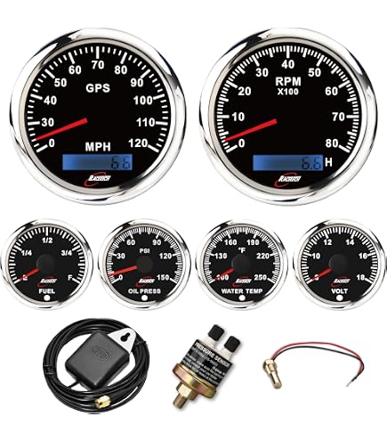 gps-speedometer-and-tachometer-combo-6-gauge-set-with-senders-85mm-gps