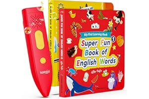 KOKODI Talking Pen Books Sets, Interactive Audio Sound Books Kids Learning Electronic Toys for Boys Girls, Autism Sensory Gam