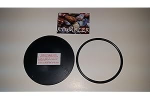 RTUMBLER PROFESSIONAL GRADE ROCK POLISHING GRIT RTumbler Brand Lid With Retainer Ring Compatible With All Thumler's Tumbler 3lb. BarrelsR-3,