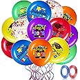 50 Pieces 12 Inches Preschool Graduate Party Balloon Decoration Kindergarten Congrats Grad Party Latex Balloon for Pre Elementary Celebration Graduation Class Ceremony School Party Supplies (Cute)