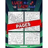 Coloring Broadway - Guys & Dolls Inspired Coloring Pages (Set of 4), Luck Be A Lady Tonight Musical Merchandise, Printed on Matte Card Stock (8 1/2” x 11”), Ideal Gift for a Broadway Theater Lover