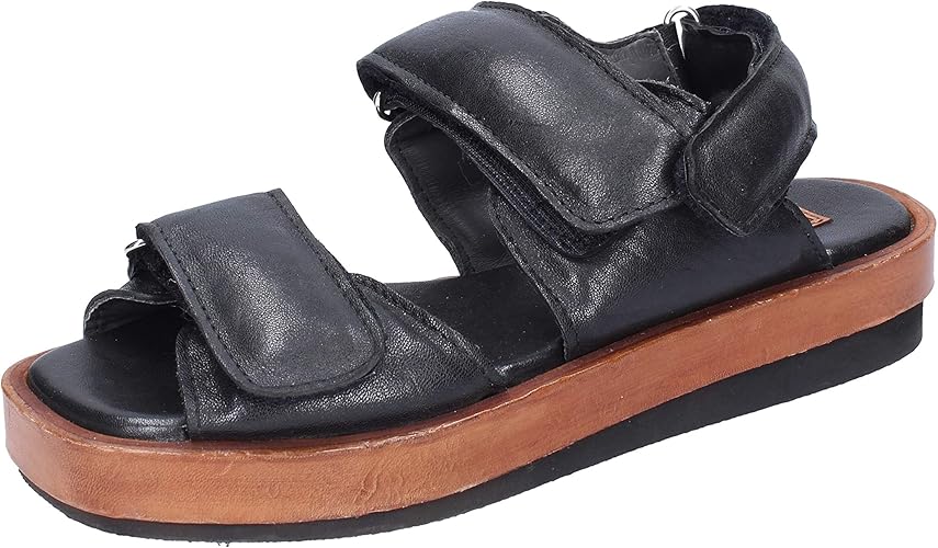 Moma Sandales Femme Cuir Noir 37 Eu Amazon Fr Chaussures Et Sacs