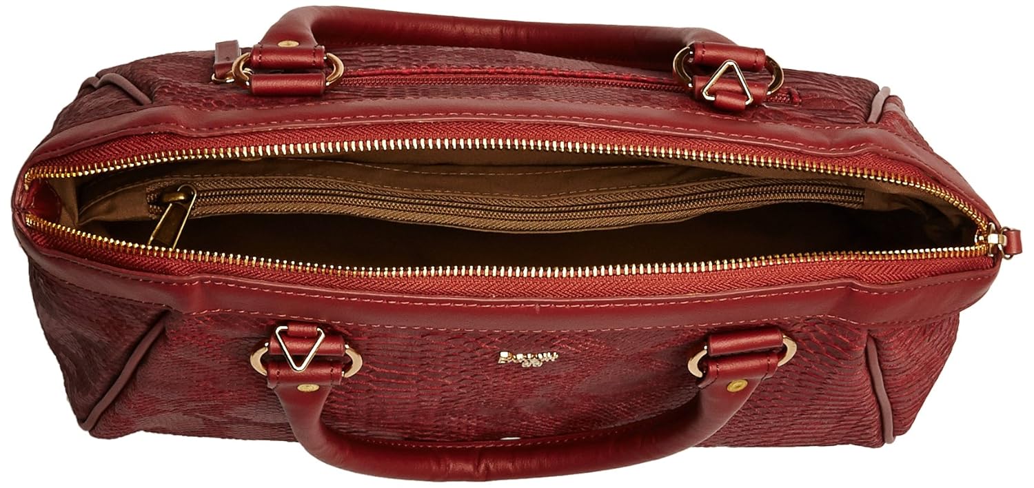 baggit women's satchel (oxblood)