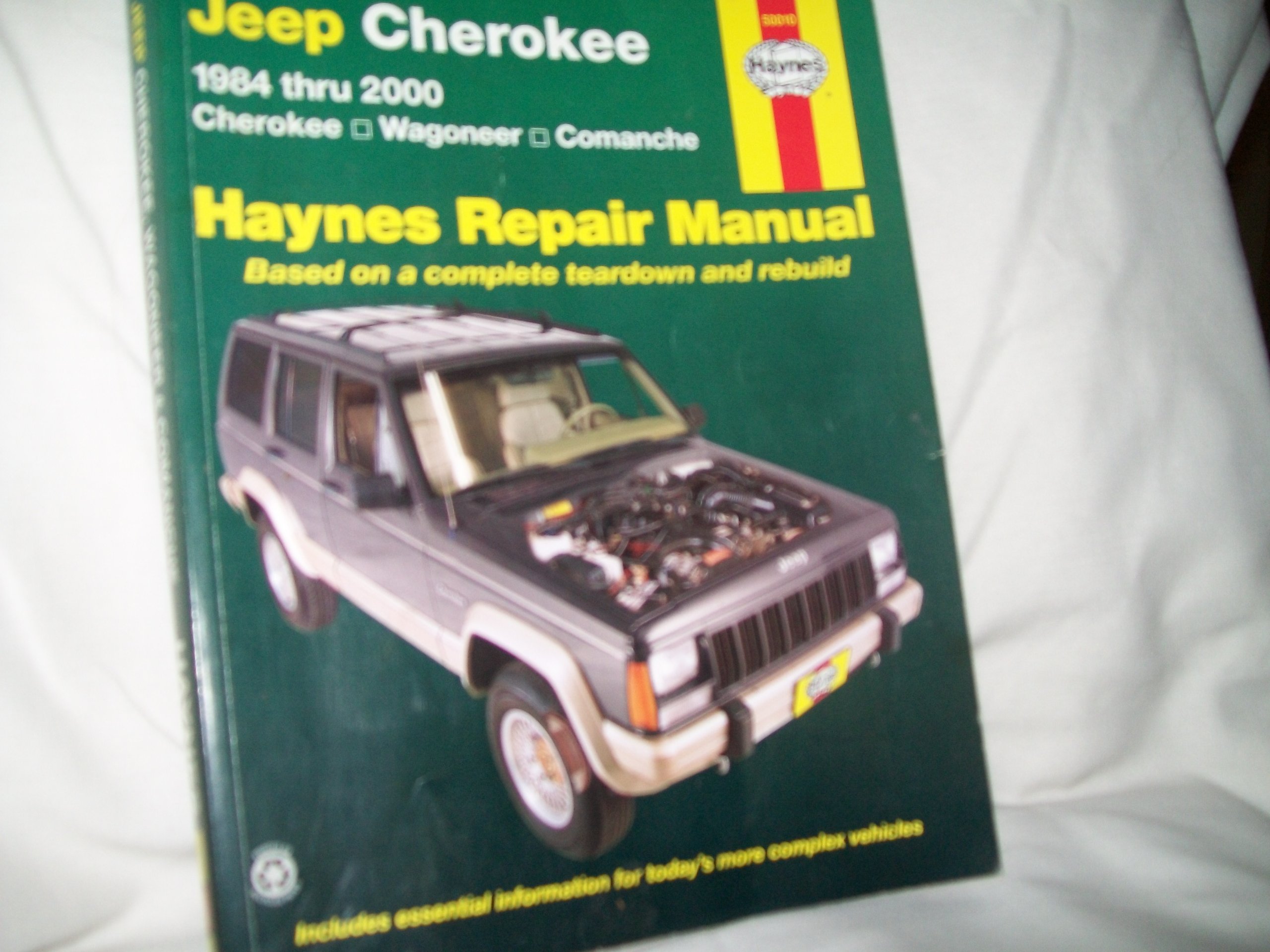 Haynes Repair Manual for 1984 - 2000 Jeep Cherokee Paperback