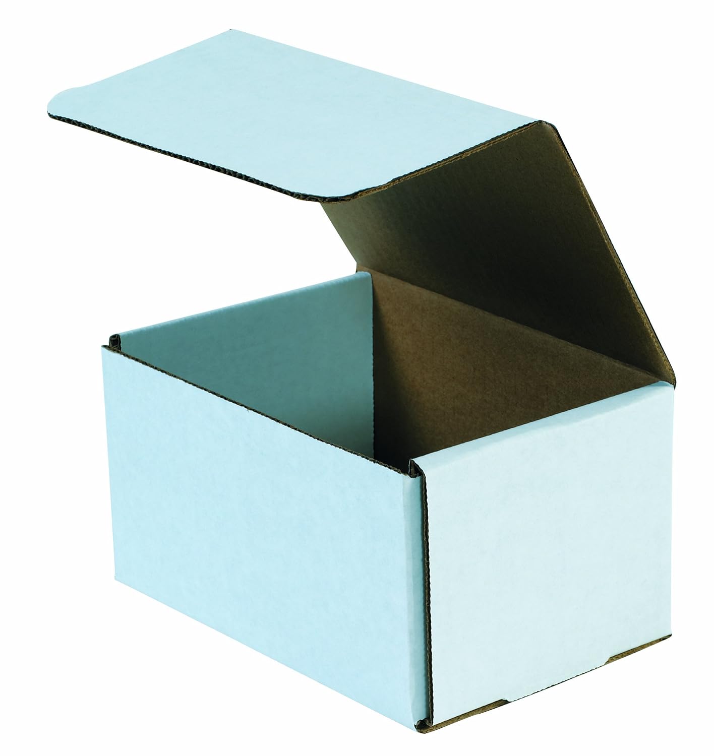 Aviditi M864 Corrugated Mailer, 8" Length x 6" Width x 4" Height, Oyster White (Bundle of 50): Industrial & Scientific