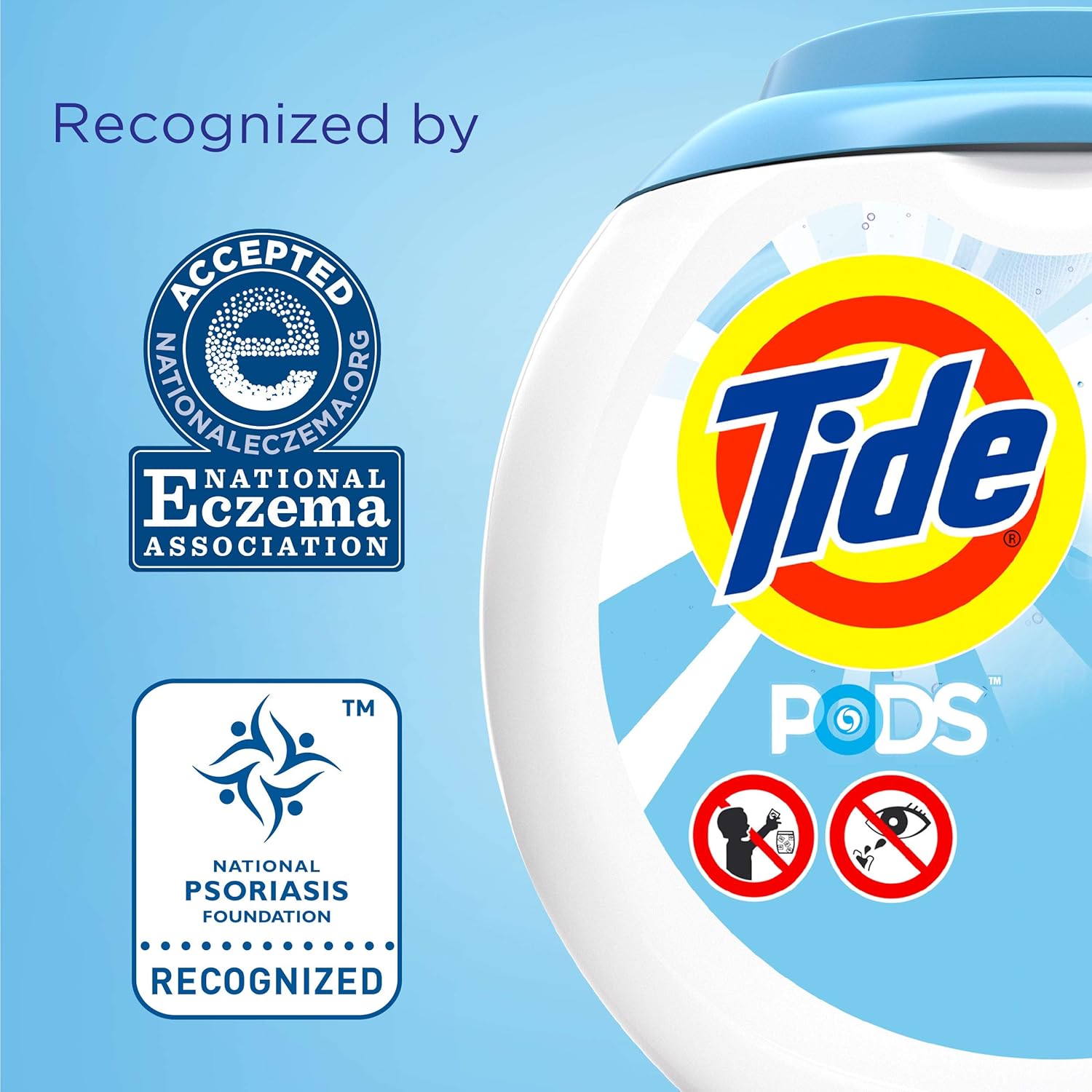 Tide Free and Gentle Laundry Detergent Pods, 81 Count, Unscented and Hypoallergenic for Sensitive Skin: Health & Personal Care