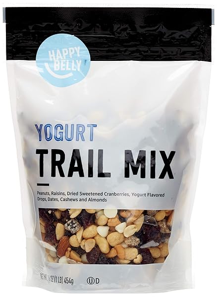 AMAZON BRAND – HAPPY BELLY YOGURT TRAIL MIX,...
