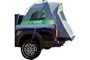 Golabs Truck Bed Tent for 5-6 Ft Bed, 8-Minute Easy Setup by Pre-Assembled Design, Waterproof PU2000mm, 2-Person Portable with Extra Rainfly Cover for Camping & Outdoor, Includes Storage Bag
