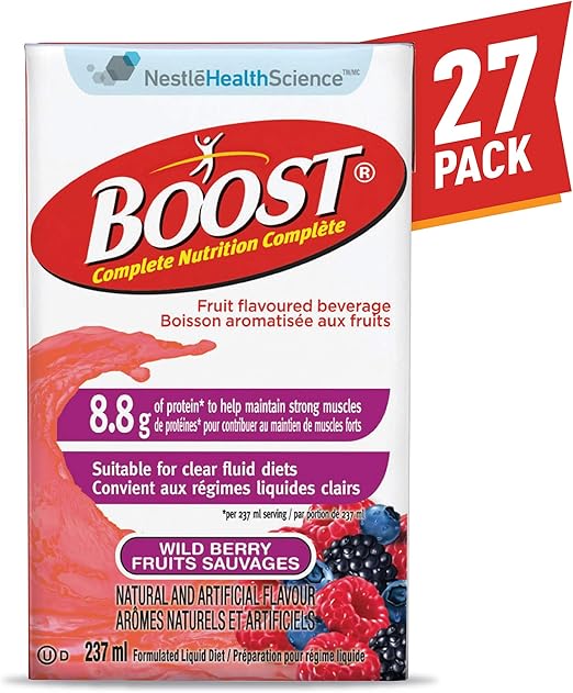Boost Fruit Flavoured Drink Wild Berry, 237ml 27 count Amazon.ca