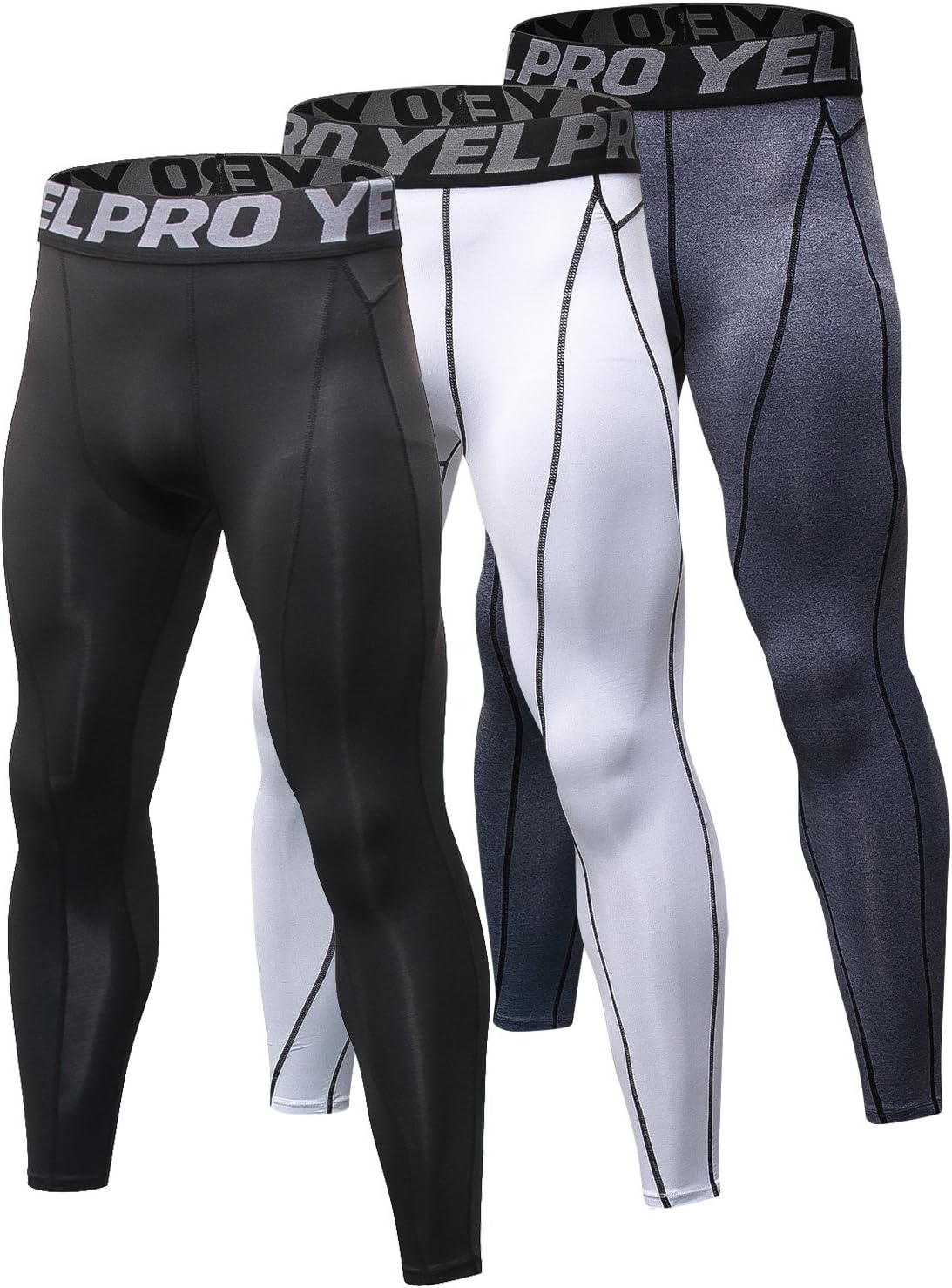 Men's Compression Pants Cool Dry Baselayer Tights Leggings