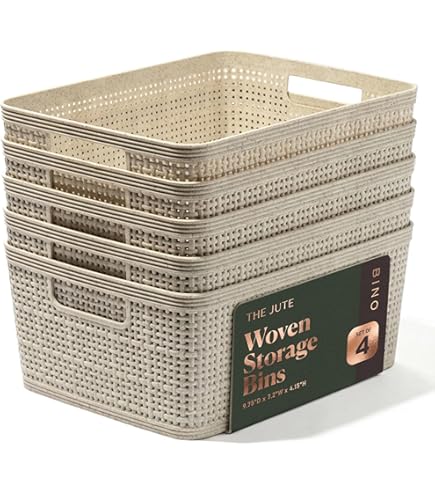 Curver Juliet Cesta Jute 100% Plástico Reciclado Rectangular