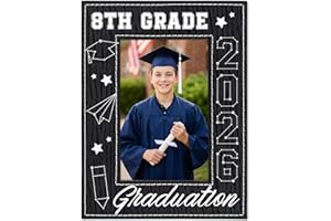 WaaHome 8th Grade Graduation Picture Frame for Girls Boys 2026 - 8th Grade Graduation Gifts for Teen Girls Boys Teenagers - 4