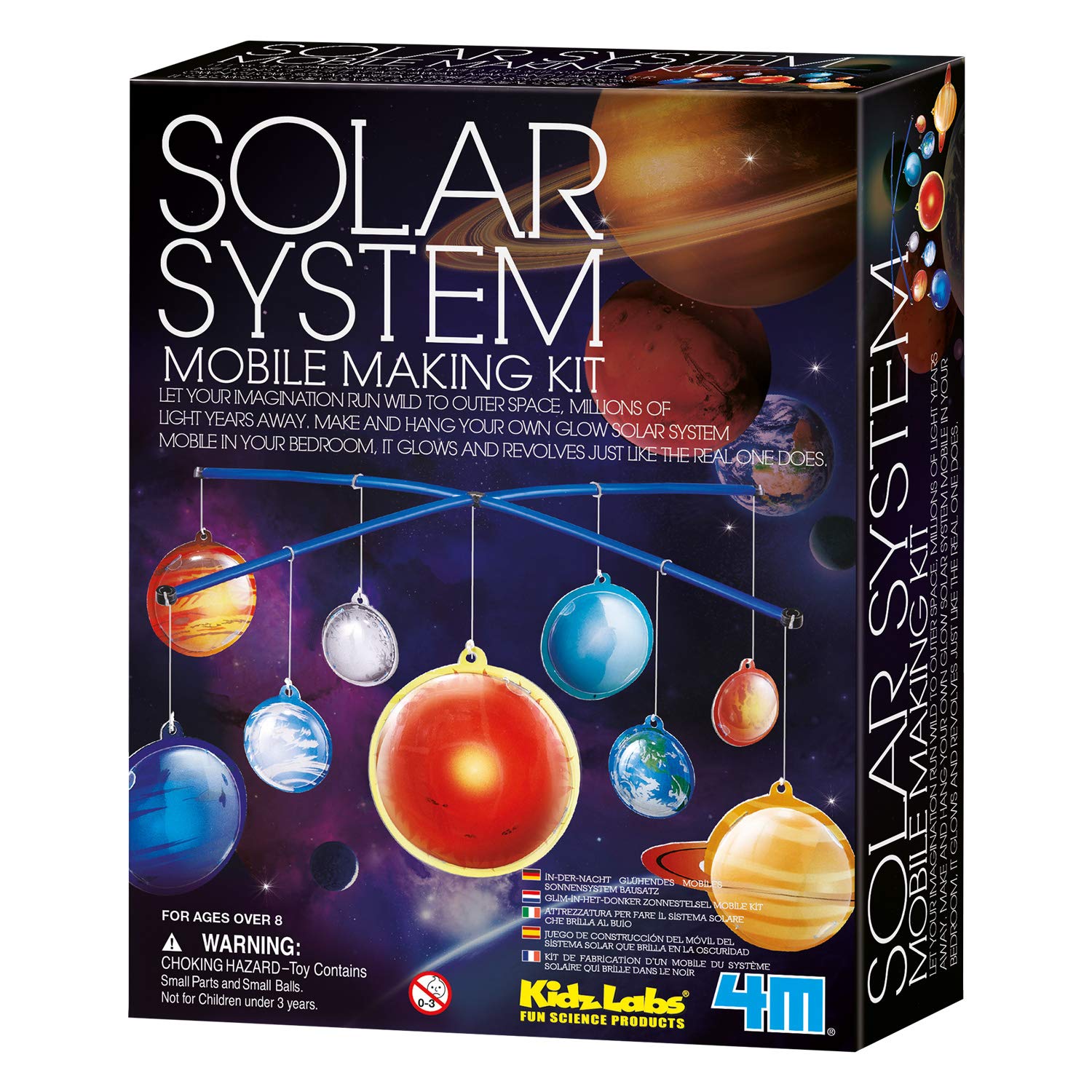 4M Kidz Labs Solar System Mobile Making Kit