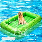 JellyArch Tear Resistant Dog Pool Float Extra Large Inflatable Raft