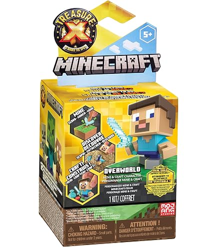 Minecraft Nether Series 23 – Bundle 3 Mini Figure Mystery Box – Personaggi Da Collezione 2.5-4 Cm