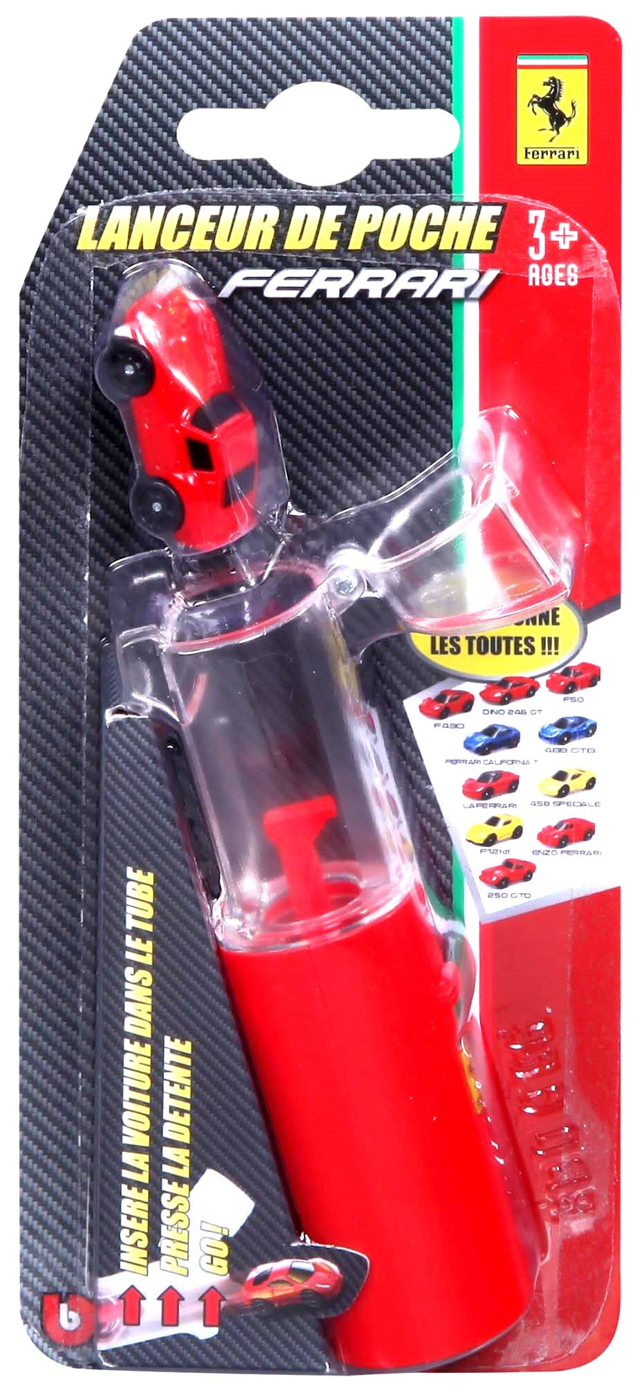 Bburagob18 56301 Ferrari Pocket Garage With Launcher Assorted
