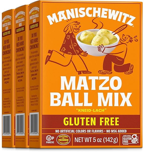 MANISCHEWITZ GLUTEN FREE MATZO BALL MIX, 5 OUNCE...